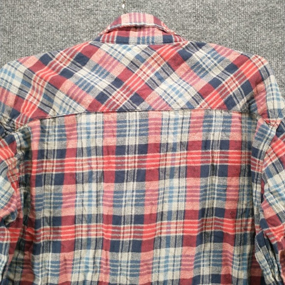 Lincoln Outfitters Men's Button Down Shirt Multi Medium Long Sleeve Plaid Cotton - Picture 6 of 11